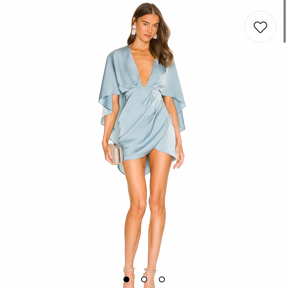 REVOLVE dress Colette Mini Dress in Dusty Teal